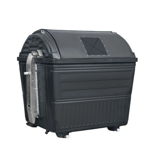 Container de deșeuri cu blocare gravitațională de 3200 L, cu capacitate mare pentru gestionarea deșeurilor în aer liber